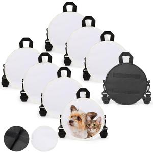 8PCS Sublimation Bags, Sublimation Crossbody Bag Blank With Adjustable Shoulder Strap Crossbody Or Shoulder Bag Removable Transfer Design Sublimation Backpack Blank DIY Gifts For Family and Friends