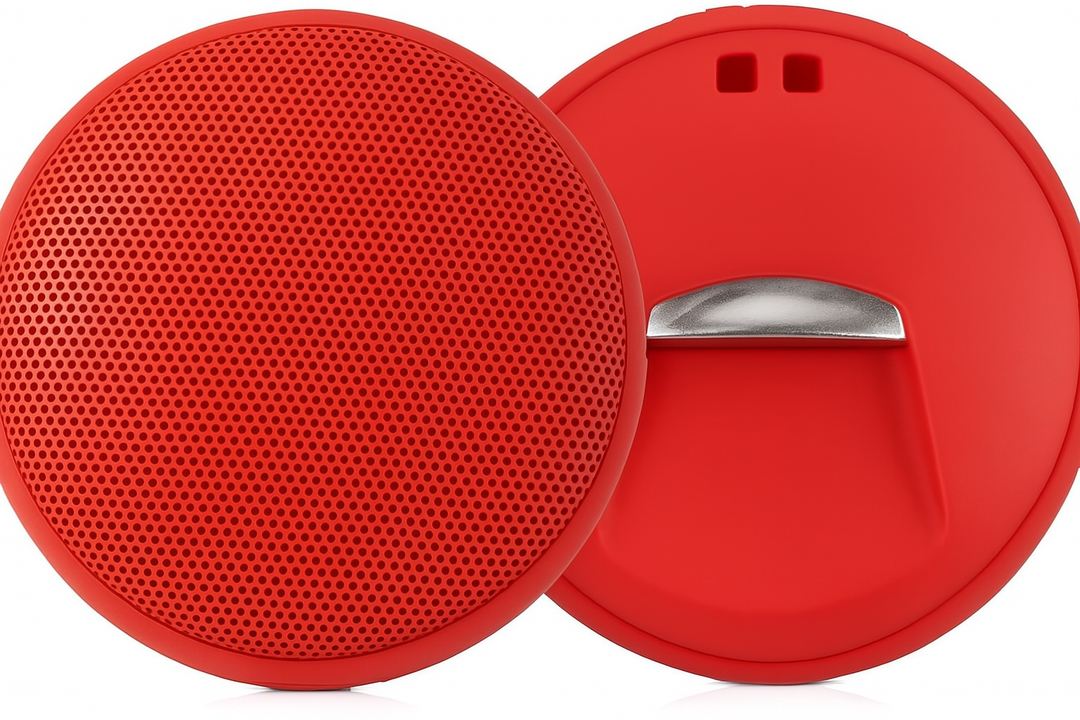 Speaqua - Waterproof Bluetooth Speaker w/Bottle Opener - Small Portable Bluetooth Speaker - Dual Bluetooth Speaker Pairing – Beach Accessory -Cruiser H2.0 Portable Outdoor Speaker, Red 