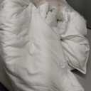 EASELAND King Size Down Alternative Comforter - Quilted Duvet Insert for All Seasons, Soft Lightweight with Corner Tabs, Summer Winter Warm Bedding, White 90x102 Inches