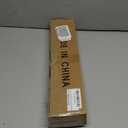 Black Curtain Rods for Windows 28 to 60 inch, Adjustable Curtain Rod Set with Brackets Easy Install, Decorative Slender 5/8 Diameter Drapery Rod, Heavy Duty Drape Pole for Living Room, Bedroom