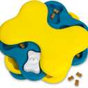 Outward Hound by Nina Ottosson Dog Tornado  Interactive Treat Puzzle Enrichment Toy, 3 Spinning Layers, Level 2 Intermediate (Dog Tornado (Yellow and Blue))