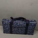 Jongyance American Mahjong Set with Blue Carrying Bag, 166 White Tiles, 4 All-in-One Rack/Pushers, Mahjong Tiles Set (Ma Jong, Mah-Jongg, Majiang), 5.1 X 21.2 X 10.6 Inches