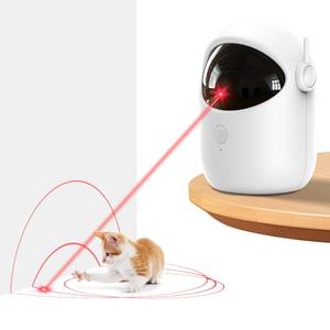 Laser Cat Toys for Indoor Cats, [2025 Newly Upgraded] Real Trajectory Motion Activated Cat Toy, Automatic Laser Pointer Interactive Automated Cat Toys for for Bored Indoor Adult Cats/ Dogs/ Kittenes