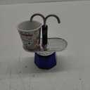 Bialetti - Mini Express Kandinsky: Moka Set includes Coffee Maker 1-Cups (2.8 Oz) + 1 shot glasses, Light Blue, Aluminum