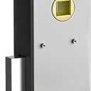 Storm Door Mortise Lock Body, Mortise Lock Replacement Parts for Old Storm Doors, 2-1/2" Handle PZ, Reversible Latch Bolt(Matte Black)