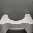 Squatty Potty The Original Bathroom Toilet Stool Height, White, 9 Inch (Pack of 1)