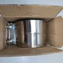 4 Inch Lap Joint Exhaust Clamp for Mufflers, Pipes Exhaust Tips, Catback Systems, Racing Exhaust, Lap Joint Seal Exhaust Clamp 304 Stainless Steel 1pcs