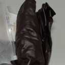 PU Leather Seat Covers for Dining Chairs, 4 Pack 100% Waterproof Dining Room Chair Seat Covers Stretch and Wipeable Kitchen Chair Cover Protectors (PU Dark Brown, 4 PCS)