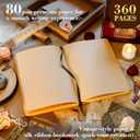 Hoci Poci Lock Diary Refill - 360 Pages 5"7" Refillable Notebook-XZB