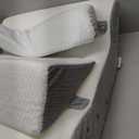 3PCS Wedge Pillow Set for After Surgery, 10-in-1 Adjustable Wedge Pillow for Acid Reflux Relief, Bed Wedge Pillows for Sleeping, Snoring & Back Pain Relief, Sit up Pillow for Bed, White