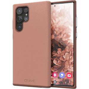 Crave Galaxy S22 Ultra Case, Shockproof Protection Dual Layer Case for Samsung Galaxy S22 Ultra 5G (6.8 inch) - Blush