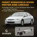 Windshield Wiper Motor and Linkage Assembly for 03-07 Honda Accord Sedan