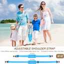 Initial Water Bottle Holder with Strap for Stanley Cup Accessories 40 oz Tumbler/Simple Modern Tumbler Bag, Water Bottle Carrier Bag with Strap for Men Women Gift Hiking, Travel, Camping, Walking Gym (Blue)