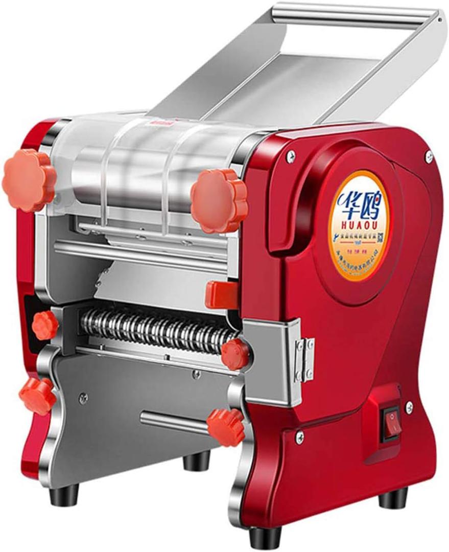 Commercial Electric Pasta Maker 3 IN1 Dough Spaghetti Roller Pressing Machine 3 mm / 9 mm Noodle Cutter for Restaurant Use