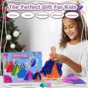 4 x mom&myaboys Poke in Fun Art Kit for Kids DIY Princess Craft Set Birthday Gifts for Girls Ages4-8,Mess-Free Art for Children Fun Activity for Boys Old 3 4 5 6 7 8 9,Christmas Gift for Kid 3 Up