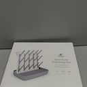 Termichy Baby Bottle Drying Rack: Large Vertical Bottle Dryer Rack Holder - Space Saving Standing Drying Rack for Baby Bottles and Pump Part Cleaning (Gray)