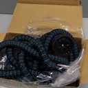 Flexi Hose Expandable Garden Hose with 8 Function Nozzle, 50FT - Lightweight Retractable Garden Hose, Water Hose - No-Kink Flexibility, 3/4 Inch Solid Brass Fittings and Double Latex Core