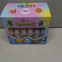 12 Colors Tie Dye Kit, Tie Dye Set for Kids, Pre-Filled Tye Dye Bottles, Non Toxic Permanent Fabric Dye Art Set, Easy DIY Fabric Art - Create Fun