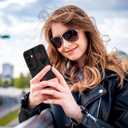 Gukalong Silicone Case Compatible with Samsung Galaxy S24 FE Pink Heart Design Soft TPU Phone Cover Heavy Duty Shockproof Protective Anti-Scratch Cute Case for Women - Black