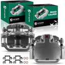 Set of 2 Rear Brake Caliper Assembly Replacement for Chevrolet Silverado 1500 GMC Sierra 1500 Cadillac Escalade