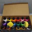 Nicpro 18 Colors Metallic Fabric Paint (8.45oz, 250ml) Permanent Soft Fabric Paint for Clothes, Non-Toxic Textile Paint for Fabric DIY Crafts, T-shirts, Shoes Jeans Bags for Kid Adult with Color Wheel