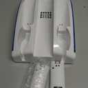 Game Organizer Station for Wii Remote Charger, Charging Dock Station for Controller, Wii Stand with 2 Pcs Rechargeable Battery for Wii Console Nunchuk Game Accessories Kit Storage (White)