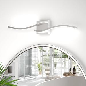 23inch Led Bathroom Vanity Light Bar, Brushed Nickel 5CCT Dimmable 2700-6500K Vanity Lights for Bathroom, Modern Bathroom Light Fixtures Over Mirror Led Lighting Fixtures