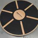 Amazon Basics Wood Wobble Balance Trainer Board, 15.75 X 15.75 X 3.15 Inches