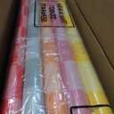 Perkoop 9-pack pastel checkerboard bulletin board paper roll 4x12 ft feed resistance colorful paper for classroom