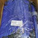 KUUQA 100Pcs Blue Drawstring Backpack Bag Sack Drawstring Bags Bulk String Bags Storage Bags for Sport Gym Traveling