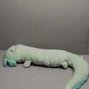 48 inch Giant Axolotl Plush Stuffed Animal, Big Light Green Axolotl Glow in The Dark Fluorescent Plushies, Jumbo Stuffy Body Pillow Gifts for Kids Adults, Birthday, Halloween, Christmas