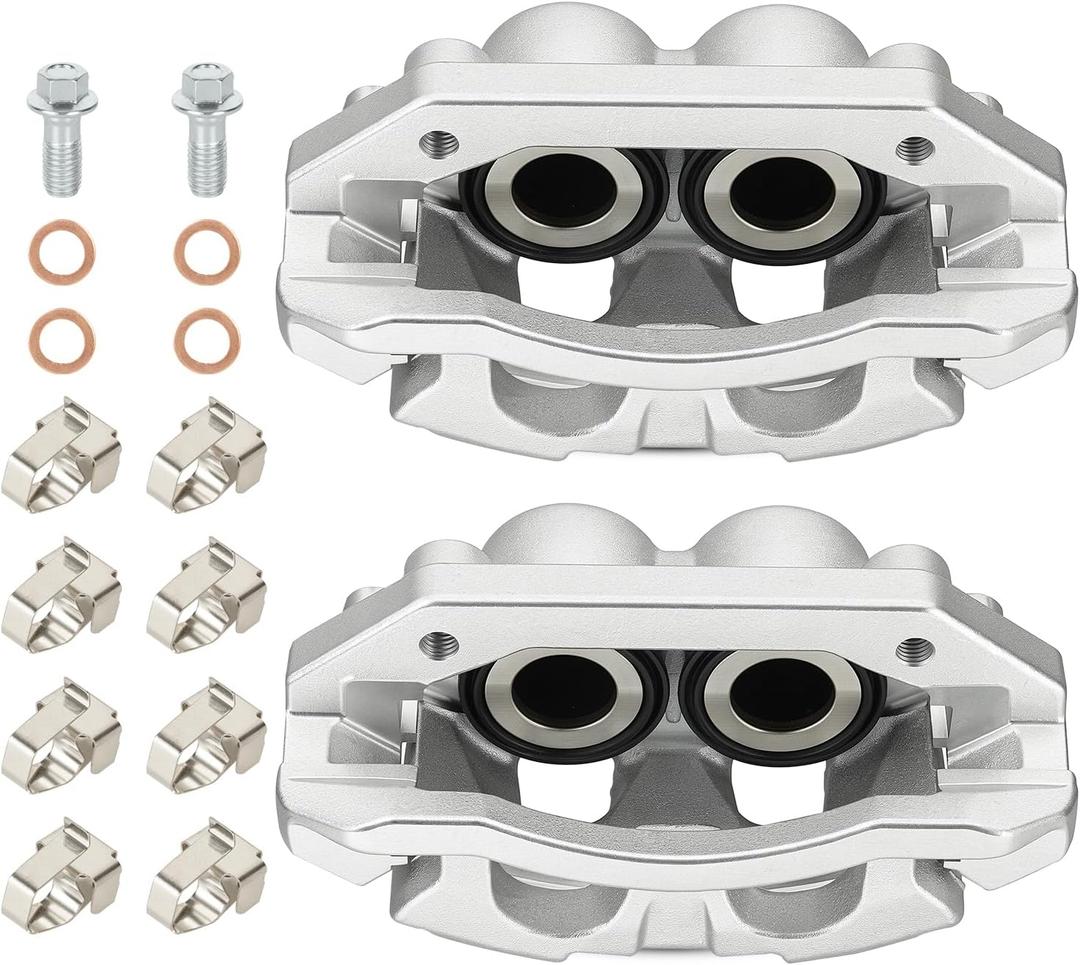 Front Brake Caliper Assembly Calipers Set Fit for Dodge Ram 1500 2009-2018, for Ram Dakota 2009-2011, for Dodge Durango 2007-2009, for Chrysler Aspen 2007-2009, Replace 18-B5054 18-B5055