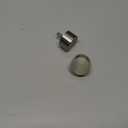 Ivilon End Cap Finials for Curtain Rods of 7/8 and 1 Inch Diameter Color Brushed Nickel