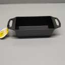 Lodge Cast Iron Loaf Pan 8.5x4.5 Inch, Black
