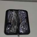 Professional Dog Grooming Scissors kit Black 5 in 1, Dog Shears for Grooming 6CR Premium Stainless Steel Grooming Scissors Kit for Dogs Cat Pet