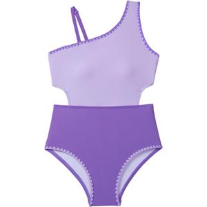 blibean Teen Girls Swimsuits One Piece Bathing Suit with Chest Pads Size 10-11 Y