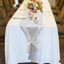 ShinyBeauty Silver Sequin Table Runner 12x72 2pcs Glitter Runner for Birthday Party Supplies Decorations