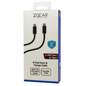 ZGear USB-C to USB-C Cable - Black
