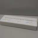 Mahjong Racks with Pushers 4PCS Set Majiang Tile Holder Acrylic Mahjong Racks Accessories and Gifts (Glitter Blue)