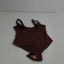 FeelinGirl Shapewear Bodysuits for Women Tummy Control Body Suits Deep V Neck Thong Body Shaper M