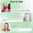 Spearmint Oil Pulling Rinse, Oil Pulling Rinse, Cold-Pressed Coconut Mouthwash for Teeth, Peppermint Mouthwash Freshness for Teeth and Gums, 8 Oz