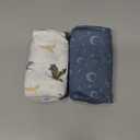 Pack and Play Sheets Fitted - 2-Pack Mini Crib Sheets for Pack N Play Mattress 38x26, Soft & Cozy, Neutral Toddler Playard Bedding, Snug Fitted Mini Baby Crib Mattress Cover Boy, Girl (Dragon Tale)