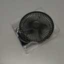 SLENPET 6 inch USB Small Desk Fan, 4 Speeds, Ultra-quiet, 90 Adjustment for Better Cooling, Portable Mini Powerful Desktop Table Fan, Mini Personal Fan for Home Office, Metal Base, Silver