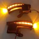 HIGH FLYING for Toyota 4G Tacoma 2024 2025 2026, 6G 4Runner 2025 2026 Car Accessories Sequential Dynamic Turn Signal LED Lights Blinking Indicator 2pcs (Type B Smoked Lens)