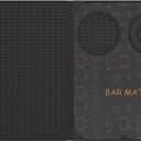 Bar Mats for Countertop, Silicone Dish Drying Mat for Kitchen Counter, Cocktail Bar Mat, Foldable Silicone Coffee Mat, Bar Mats for Home Bar Bartending (Black, 1pc)