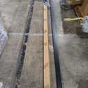 BLIKA 2Pack 8FT Stainless Steel Cable Railing Handrail, Black Rectangular Handrail Flat Top Rail with End Caps for Deck Stair Cable Railing System, Deck Hand Rails for Indoor/Outdoor, BL01-T