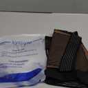 Hamstring Compression Sleeves with Adjustable Straps - Copper Infused Thigh Sleeve Support for Running Recovery & Sports - Thigh Brace for Men & Women (Large, Gold)