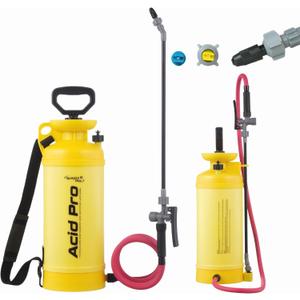 Sprayers Plus Acid Sprayer 2 Gallon, Acid Pro Compression Sprayer, Chemical Resistant, Leak-Free, for Acid Stain Muriatic Acid
