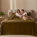 Utopia Bedding King Size Sheet Set 4 Piece Bed Sheets, Soft and Breathable Microfiber, Includes 1 Fitted Sheet, 1 Flat Sheet and 2 Pillowcases Oeko Tex (Mocha)