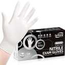 SwiftGrip Nitrile Gloves White, 3mil, 1,000 Count